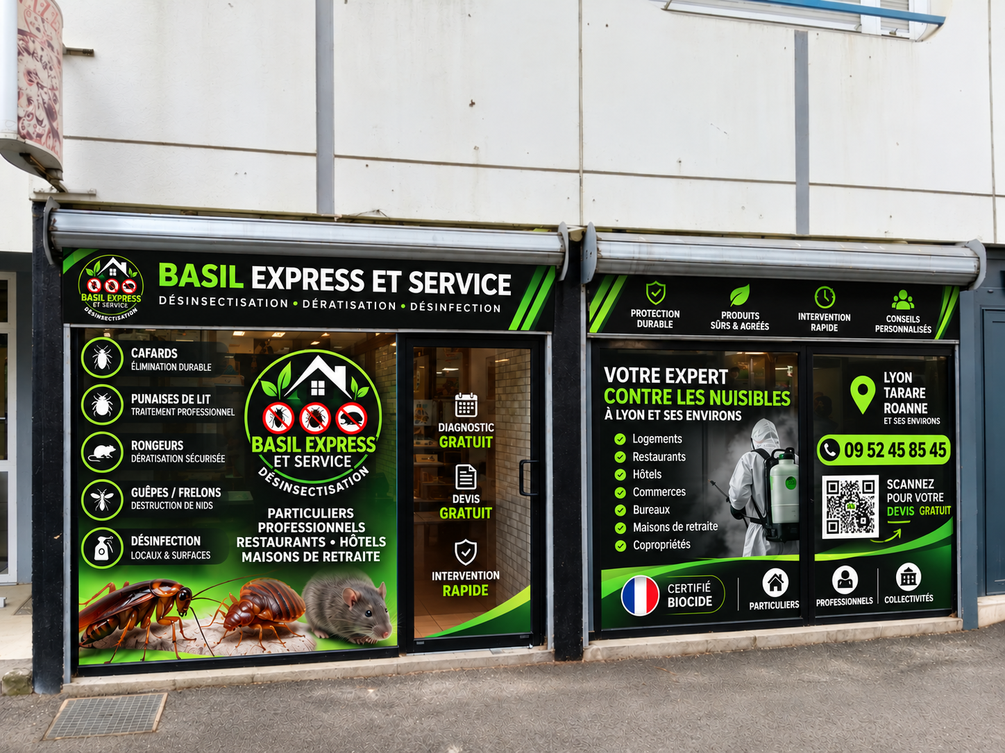 Devanture de BASIL EXPRESS ET SERVICES